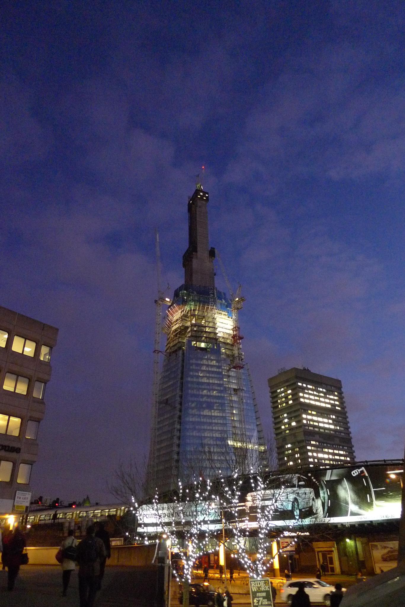 Fascinating Historical Picture of Shard on 1/21/2011 