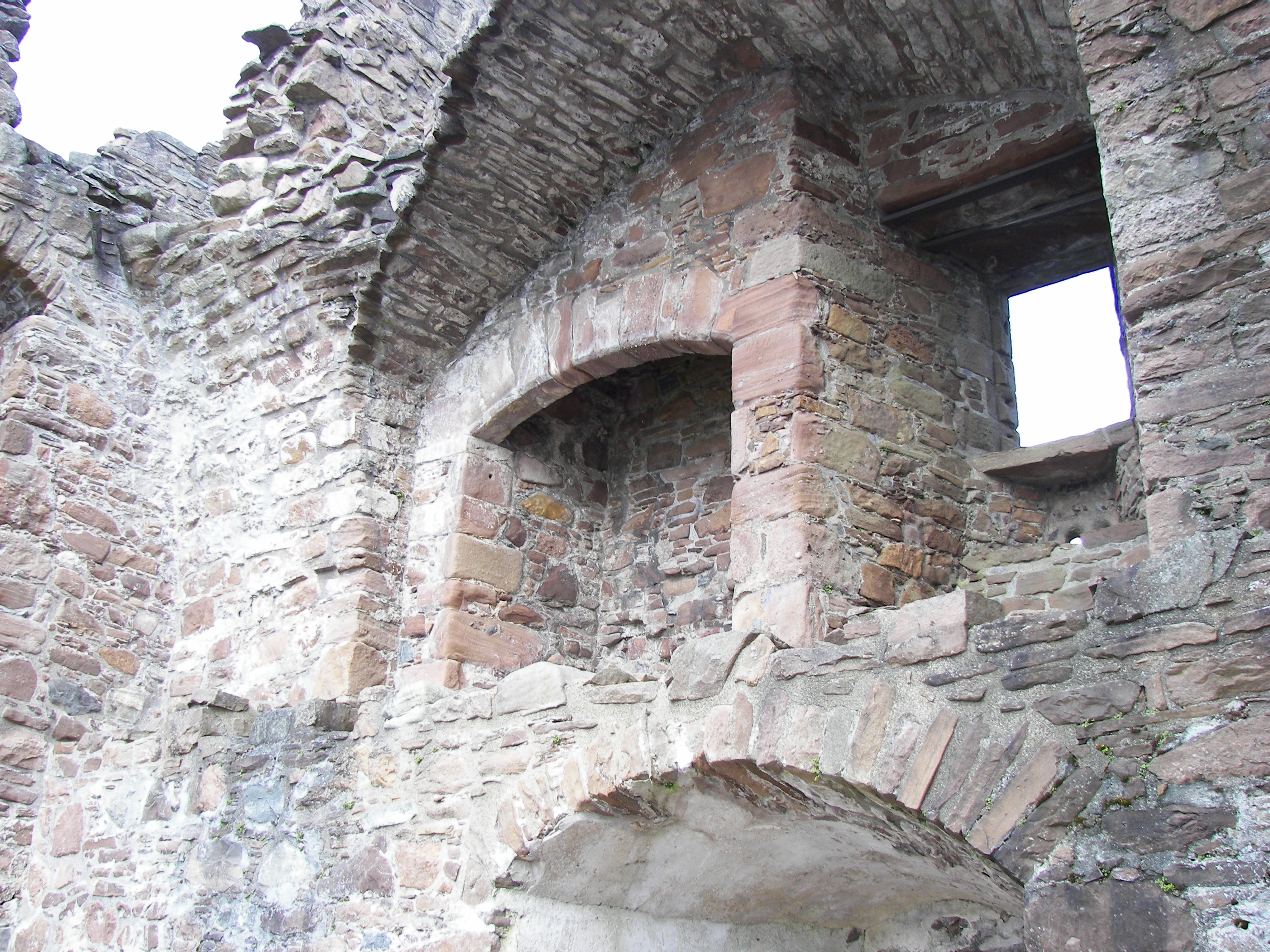 castle inside wall