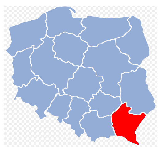 Map Of Poland. File:H1N1-Poland Map.png