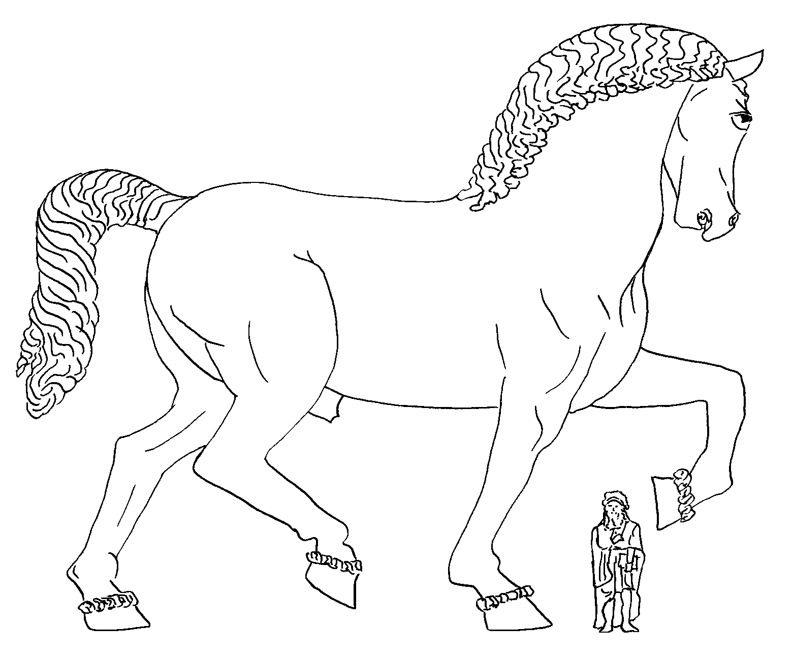 Leonardo and his Horse.GIF