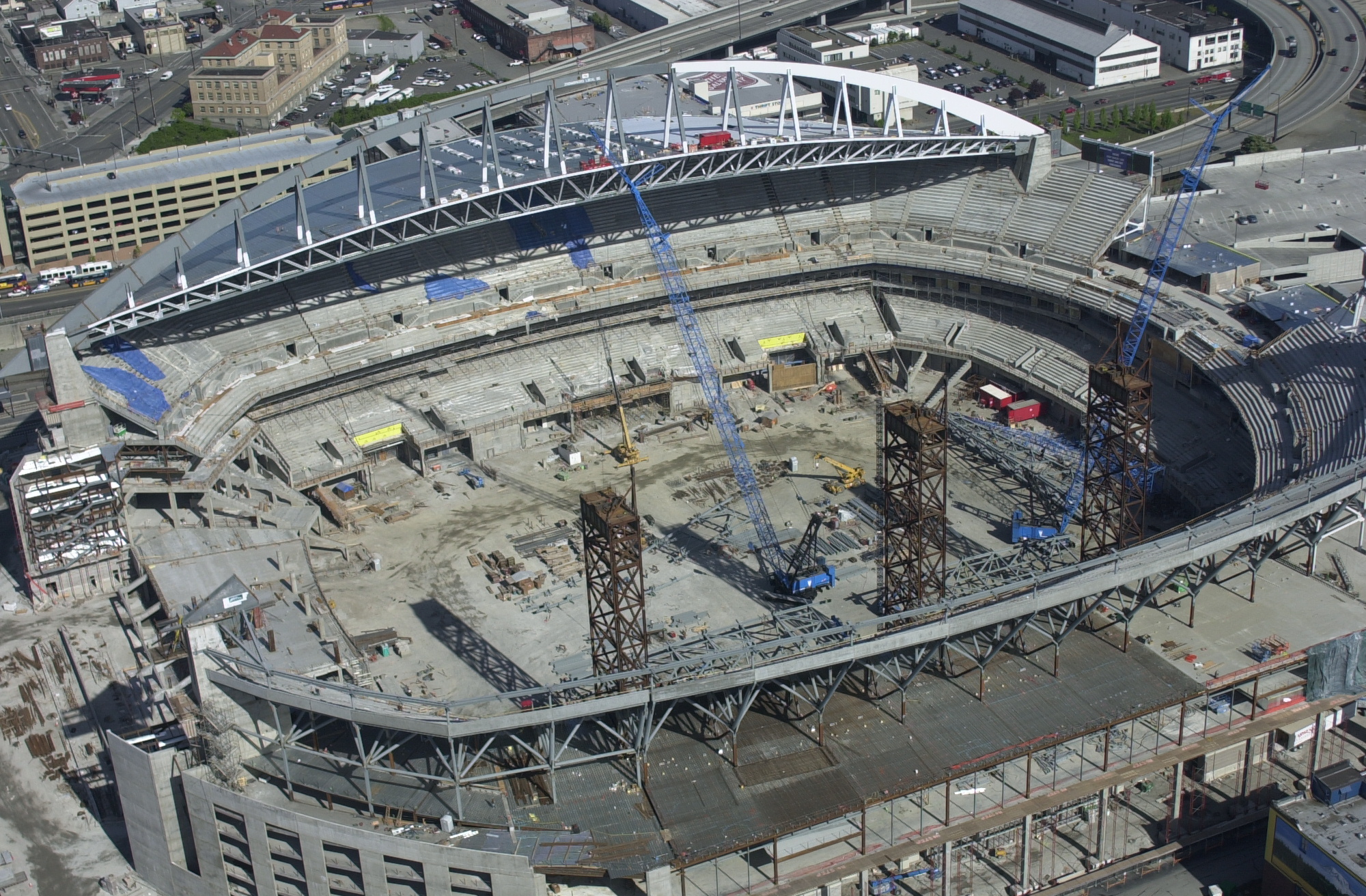 qwest field  stadium map