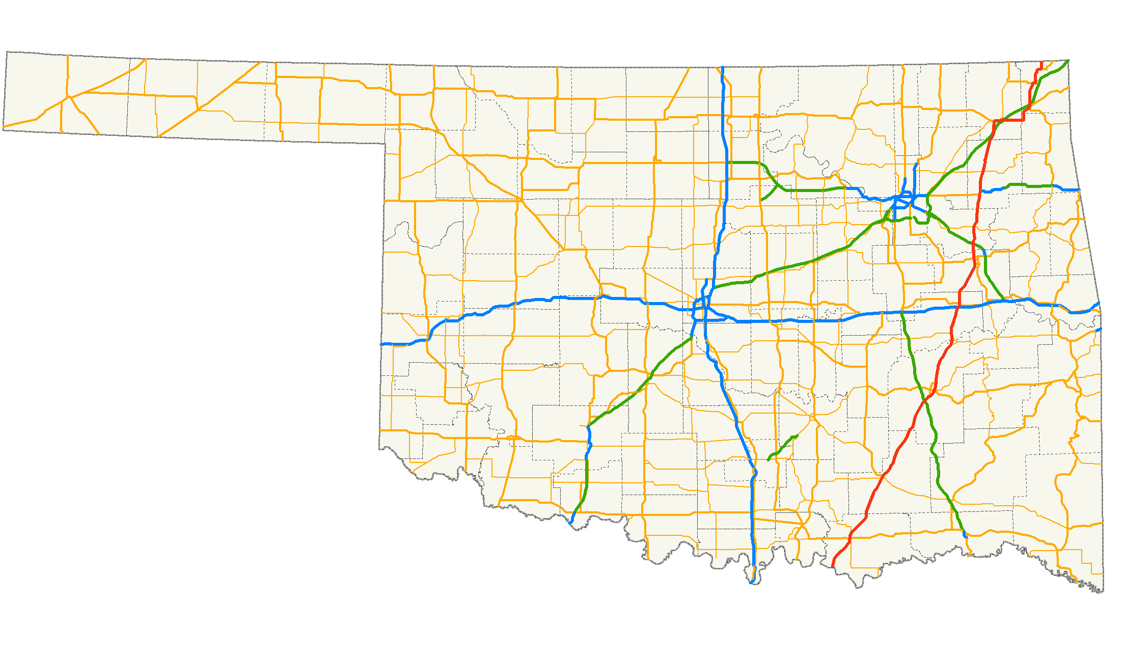 Us Map Oklahoma