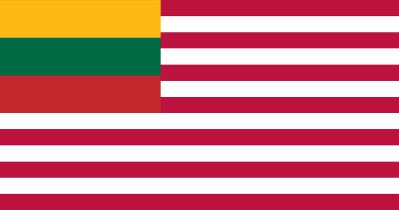 File:American-Lithuanian flag.