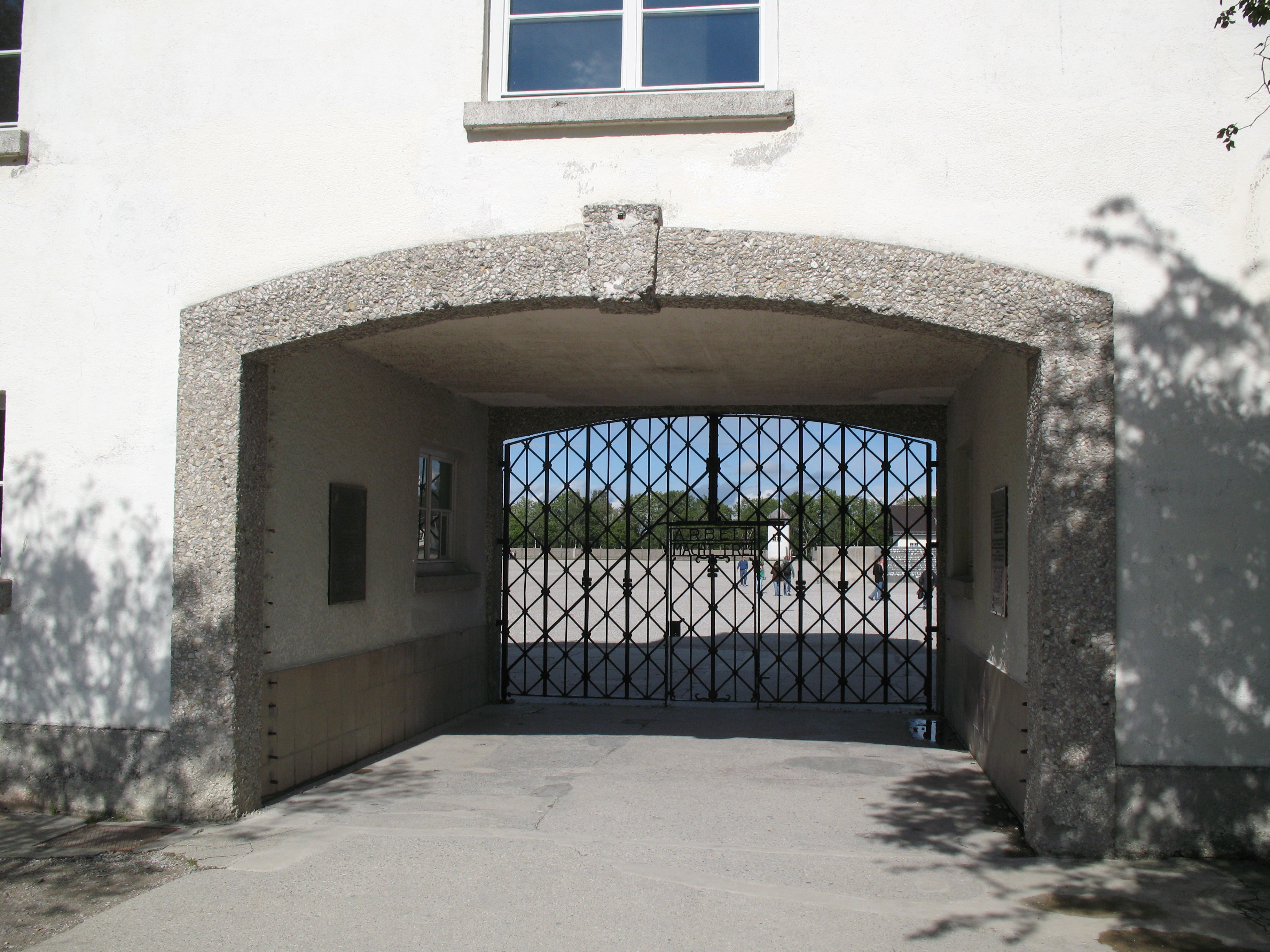 Entry gate, Dachau Concentration CampDachau, G...