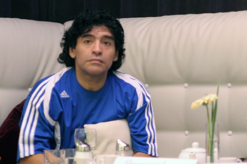 Fascinating Historical Picture of Diego Maradona in 2006 