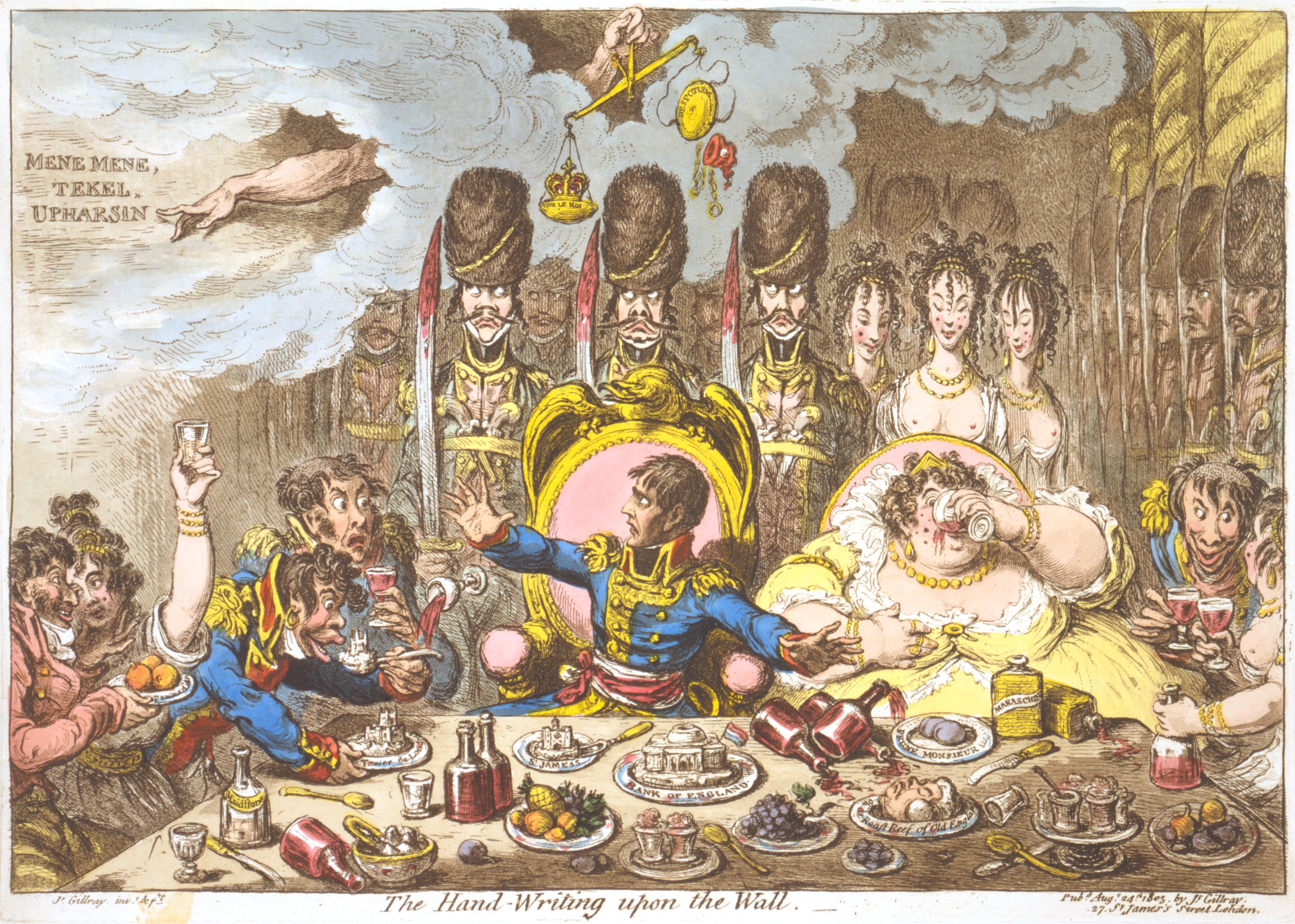 James Gillray Napoleon