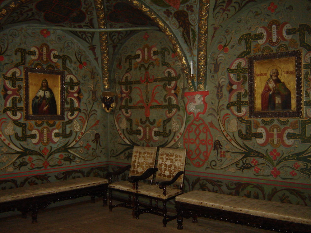 Teremnoy palace interior. Moscow Kremlin, Russia.