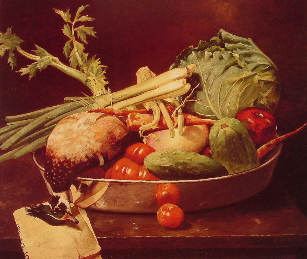 Chase William Merritt Still Life with Vegetable