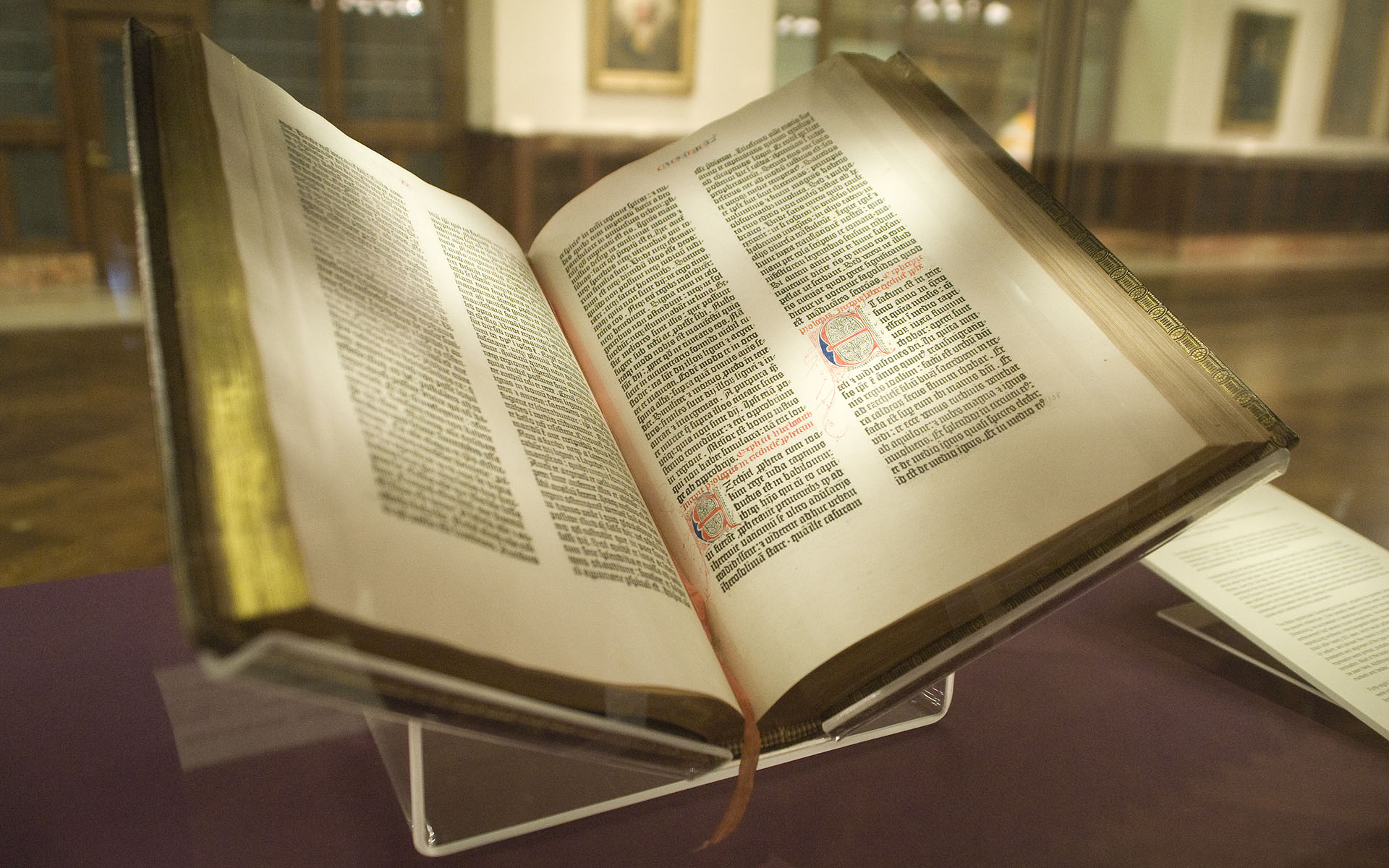 The Gutenberg Bible, 1455