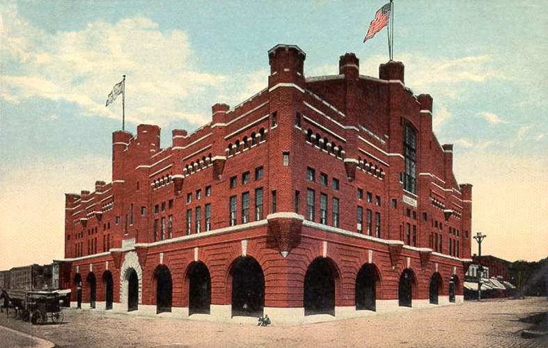 Richmond Light Infantry Blues-Armory, (6th and Marshall Sts.,) Richmond, Virginia; postmarked 1915.