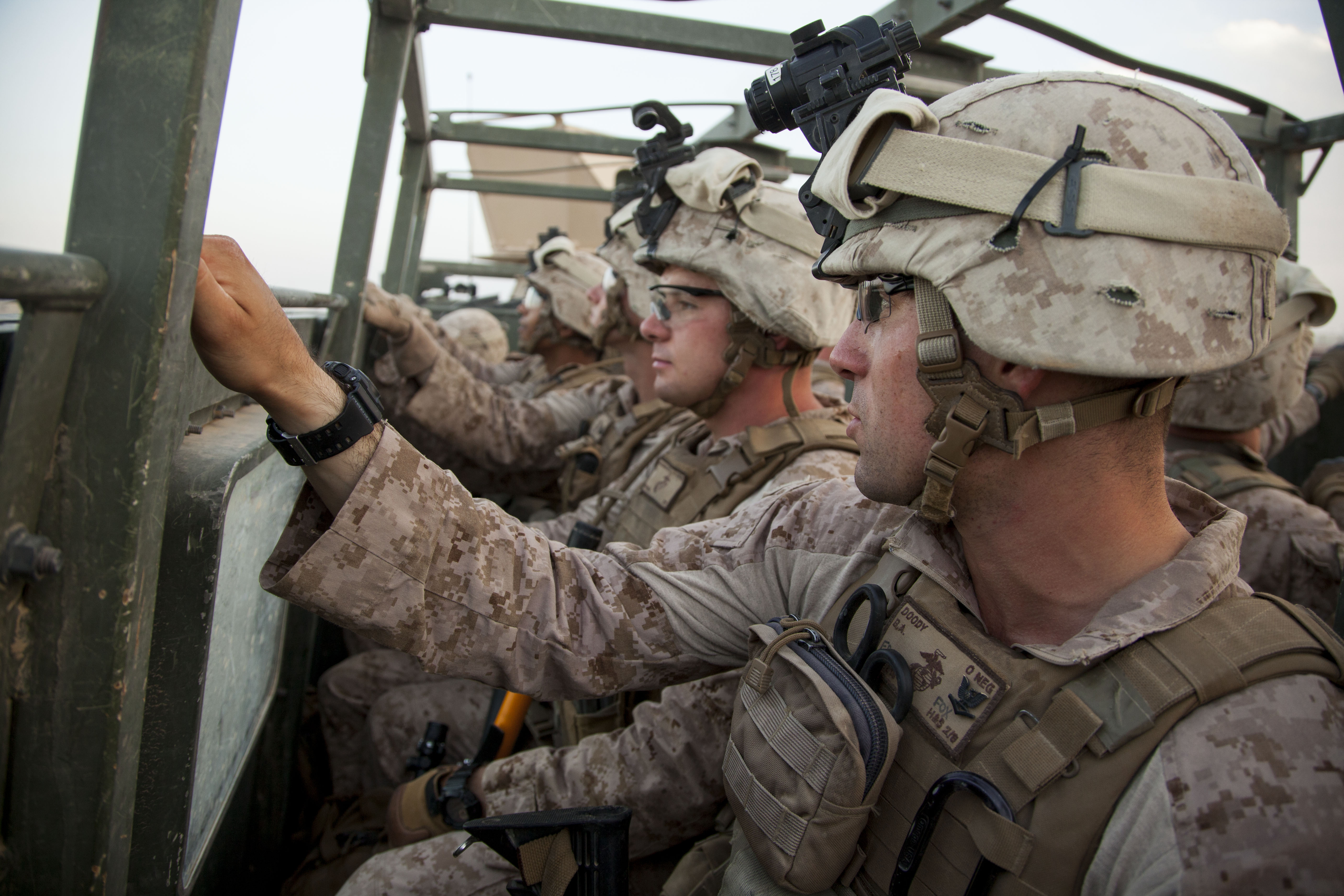 File:U.S. Navy Hospital Corpsman 3rd Class Bryan Doody, right, assigned
