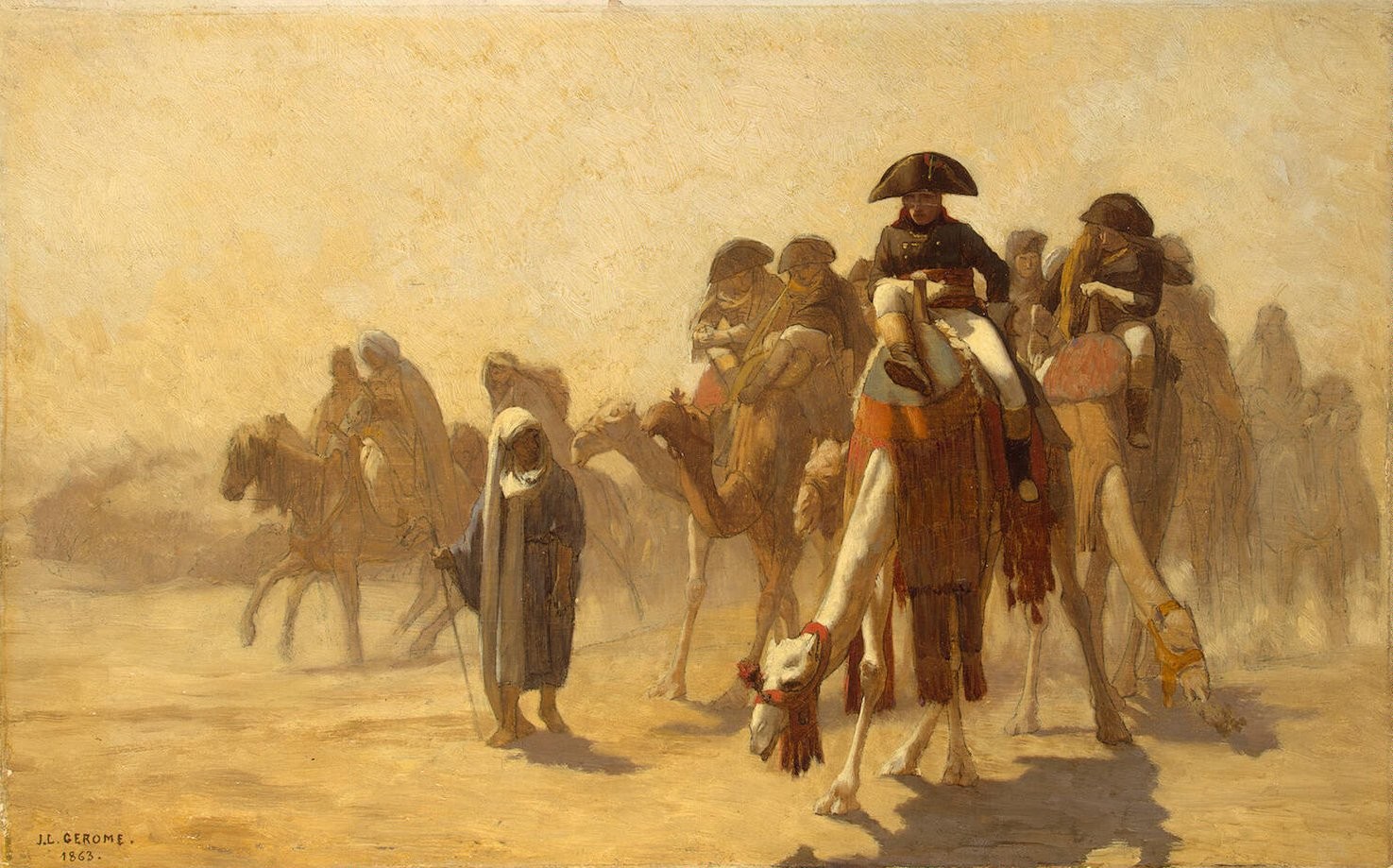 Napoleon during his campaign in Egypt.  Jean-Léon Gérôme (1824–1904). 