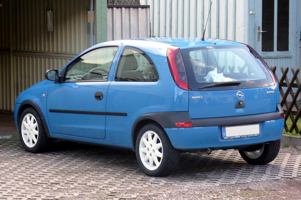 File:Opel Corsa C Dreitürer Heck.