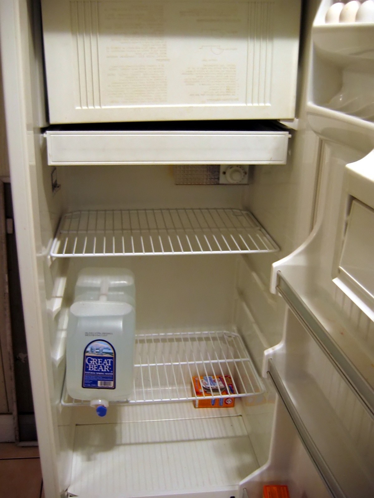 Empty your refrigerator