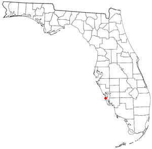 Расположение Бока-Гранде, Флорида