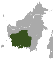 Distribución del N. borneanus