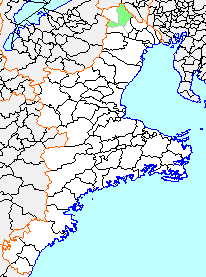 北勢町位置圖