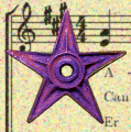 Ο μουσικόφιλος Λεμούριος απονέμει στην Atlantia το μουσικό αστέρι ως αναγνώριση για τη συνεισφορά της σε άρθρα και καταλόγους μουσικής