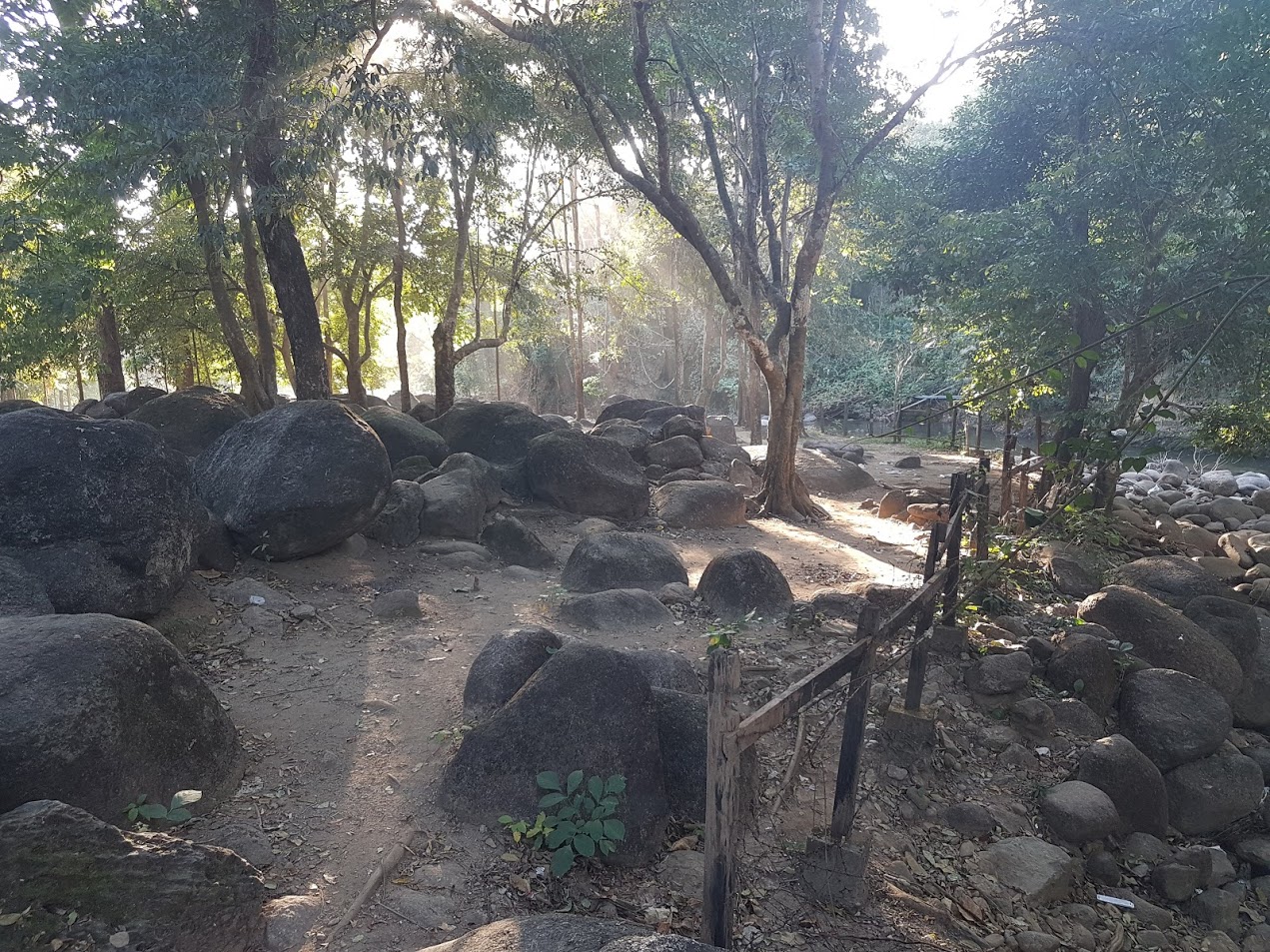 East entrance of the historical, Swamithope pathi