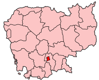 Location of Phnom Penh Province, Cambodia