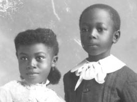 English: Unidentified African-American childre...