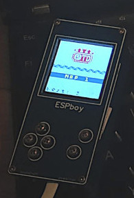 An ESPboy running microTD.