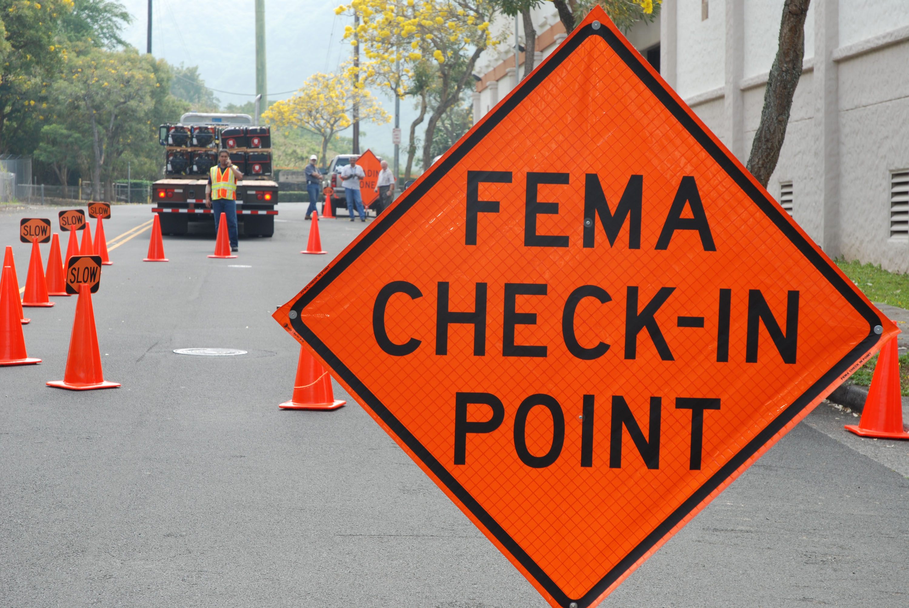 FEMA check in