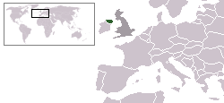 Location of Northern Ireland