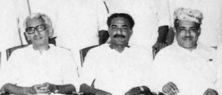 A. K. Antony, K. Karunakaran, K. M. Mani and C. H. Muhammed Koya Kerala Council of Ministers 1977 1 Karunakaran (version 1).jpg