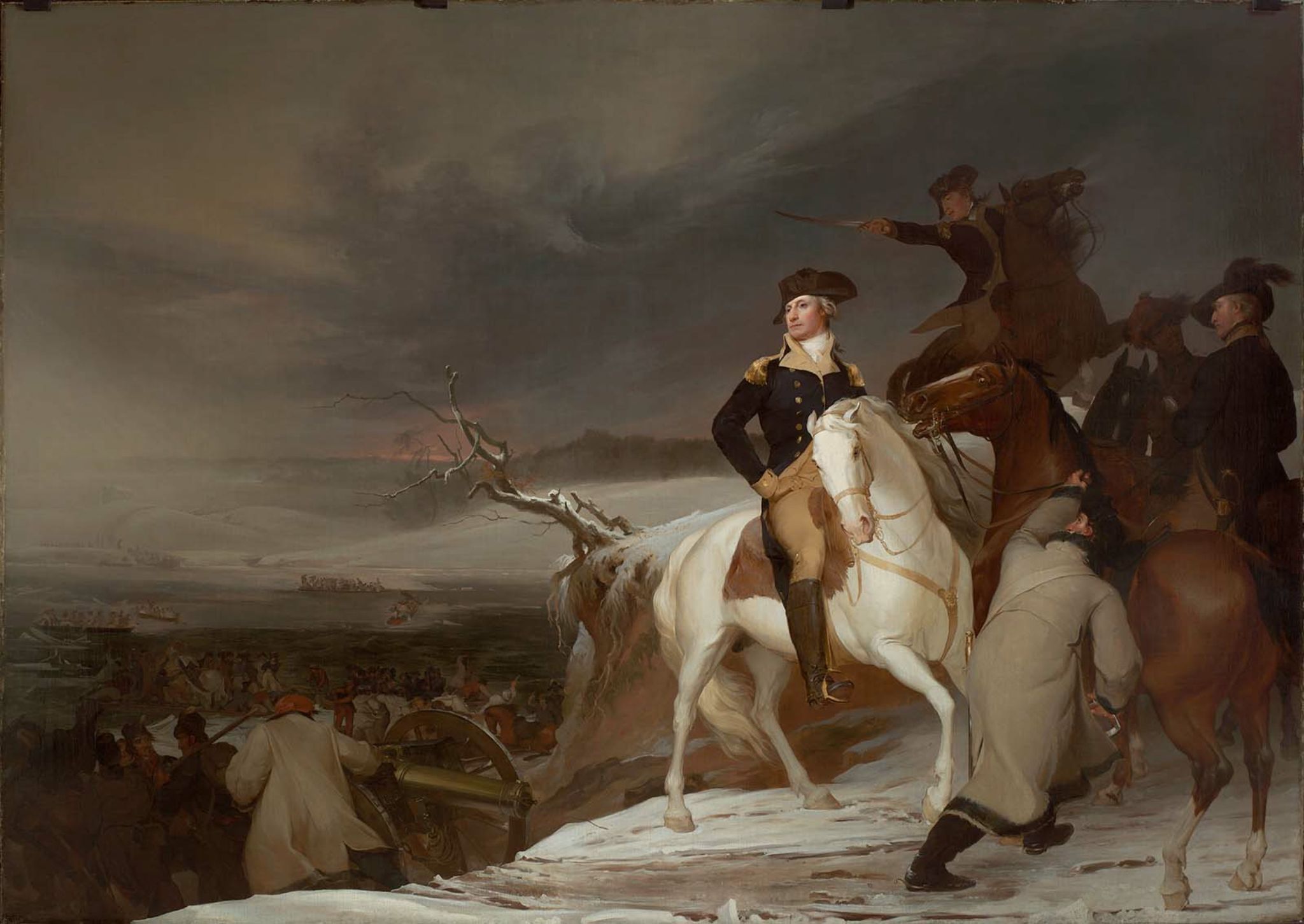 Passage of the Delaware, by Thomas Sully (1819). Now in the Boston Museum of Fine Arts.