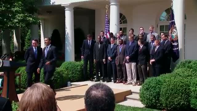 File:Duke men's basketball team at the White House 2010-05-27 1.jpg