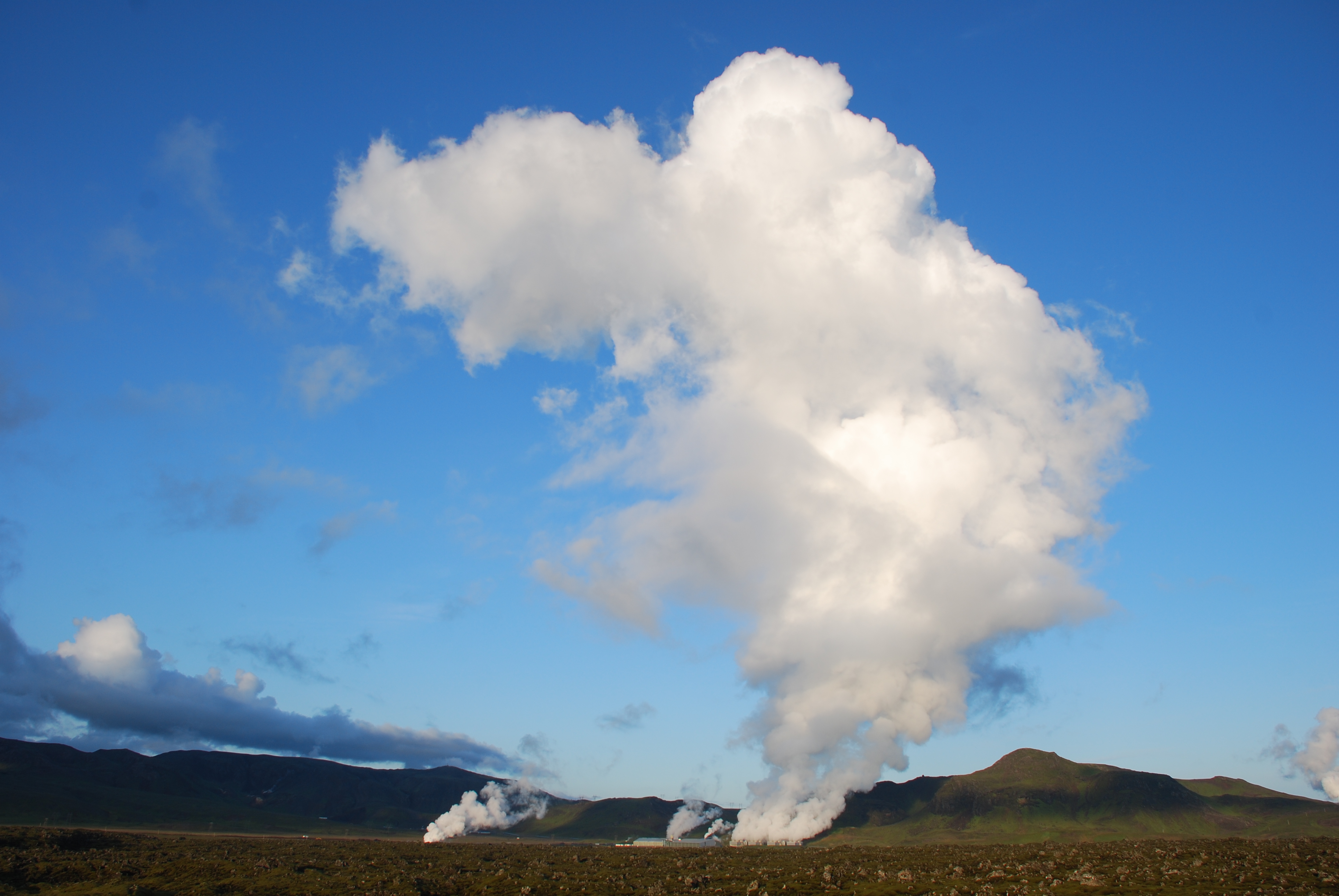 Anthropocumulus a Nesjavellir