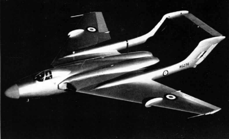 File:De Havilland DH.110 WG236 in flight c1952.jpg