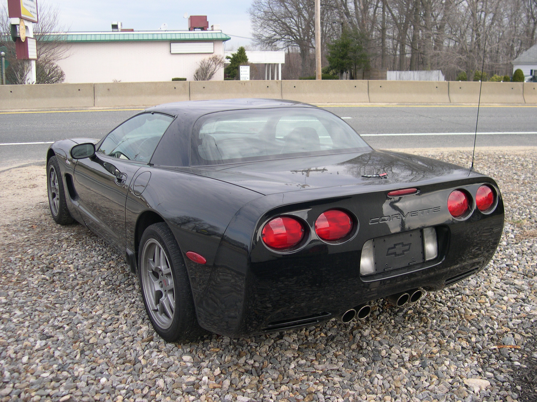 Corvette  on File 2002 Chevrolet Corvette Z06 Black Rear Jpg   Wikipedia  The Free