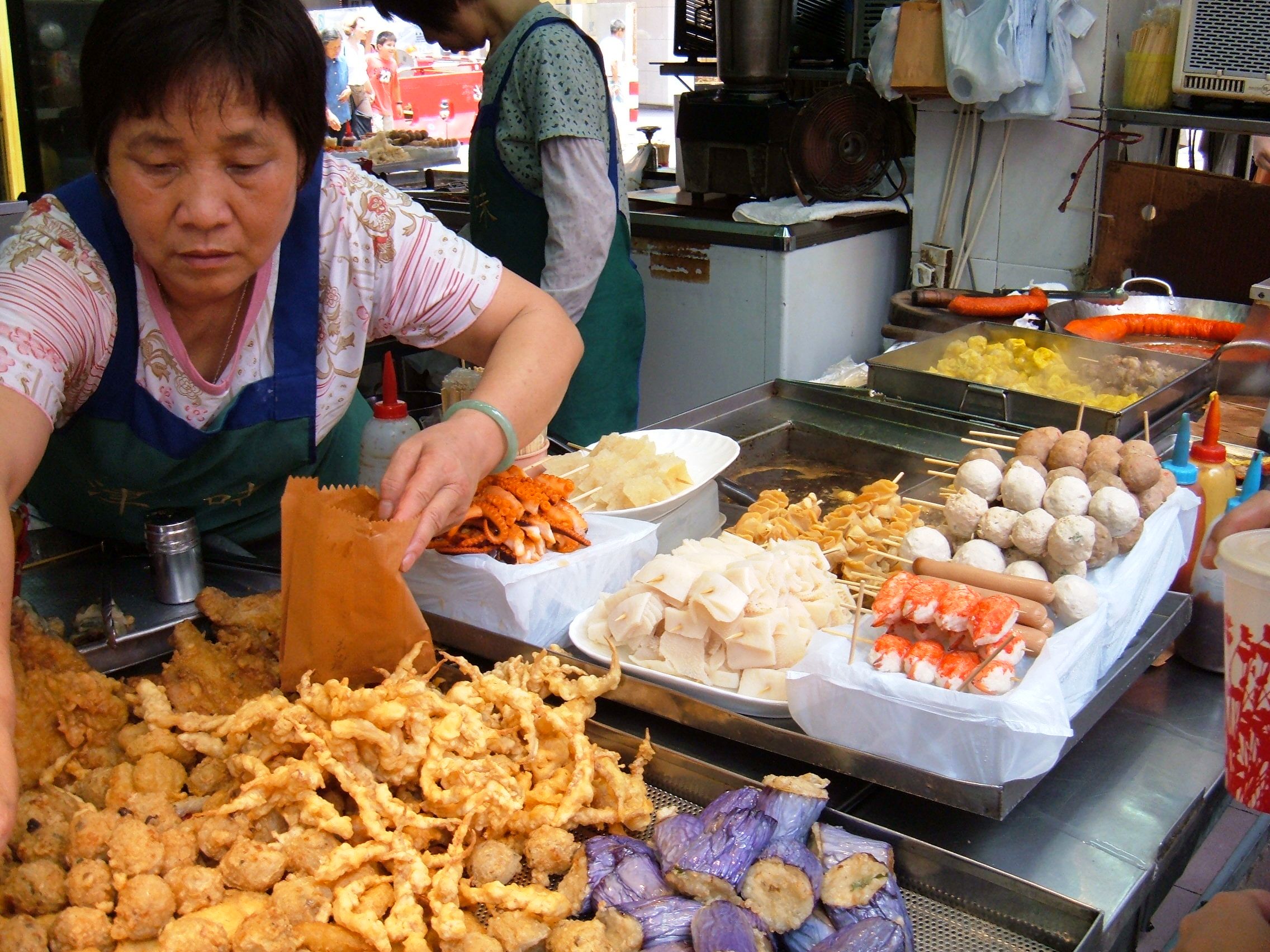 FileStreet food in Causeway Bay.JPG Wikimedia Commons