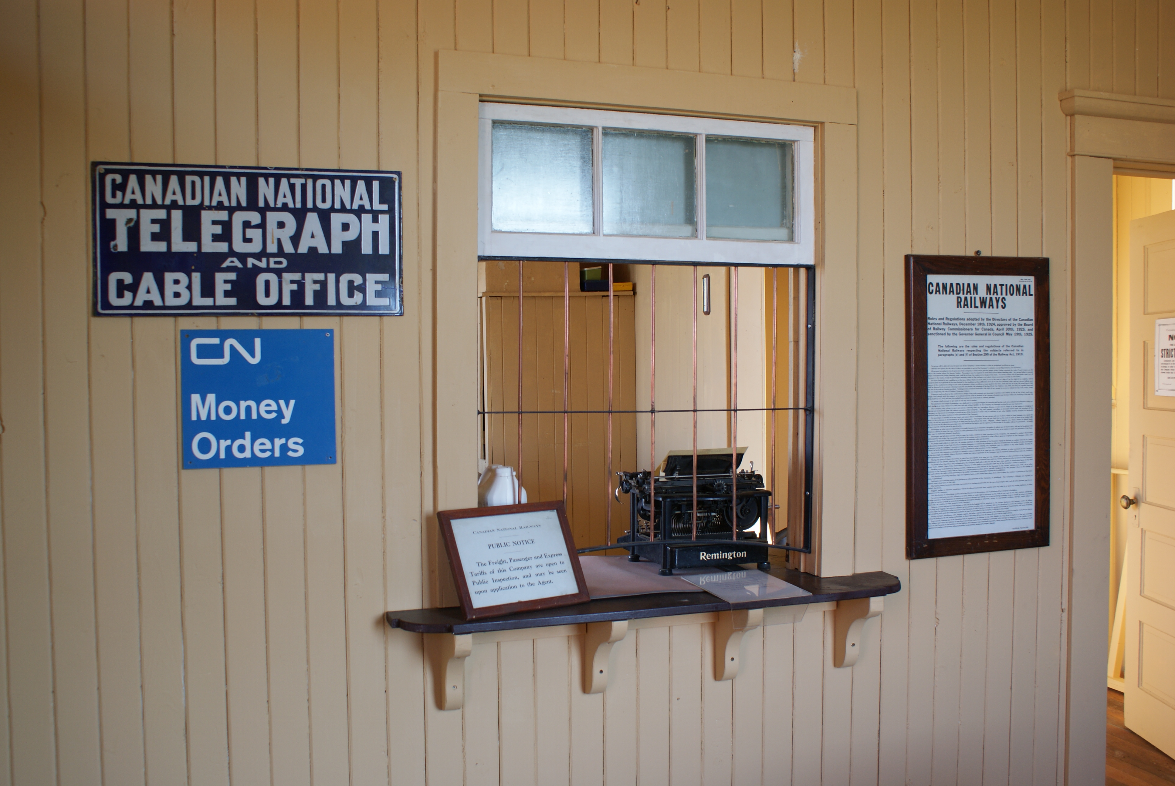 Old Train Station Depot Interior