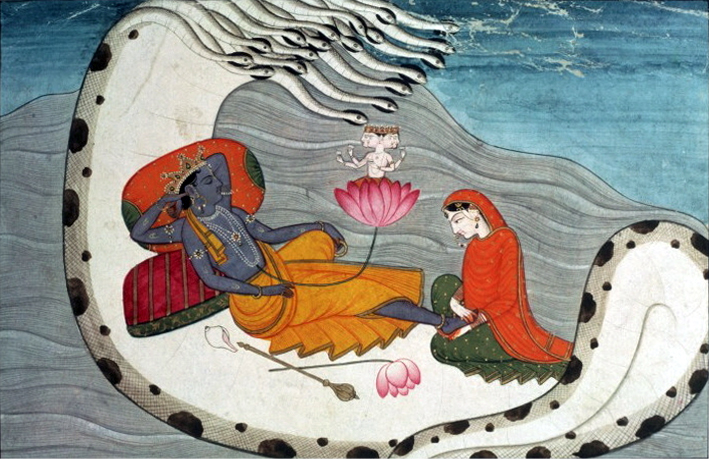 brahma, vishnu, lakshmi, shesha naga