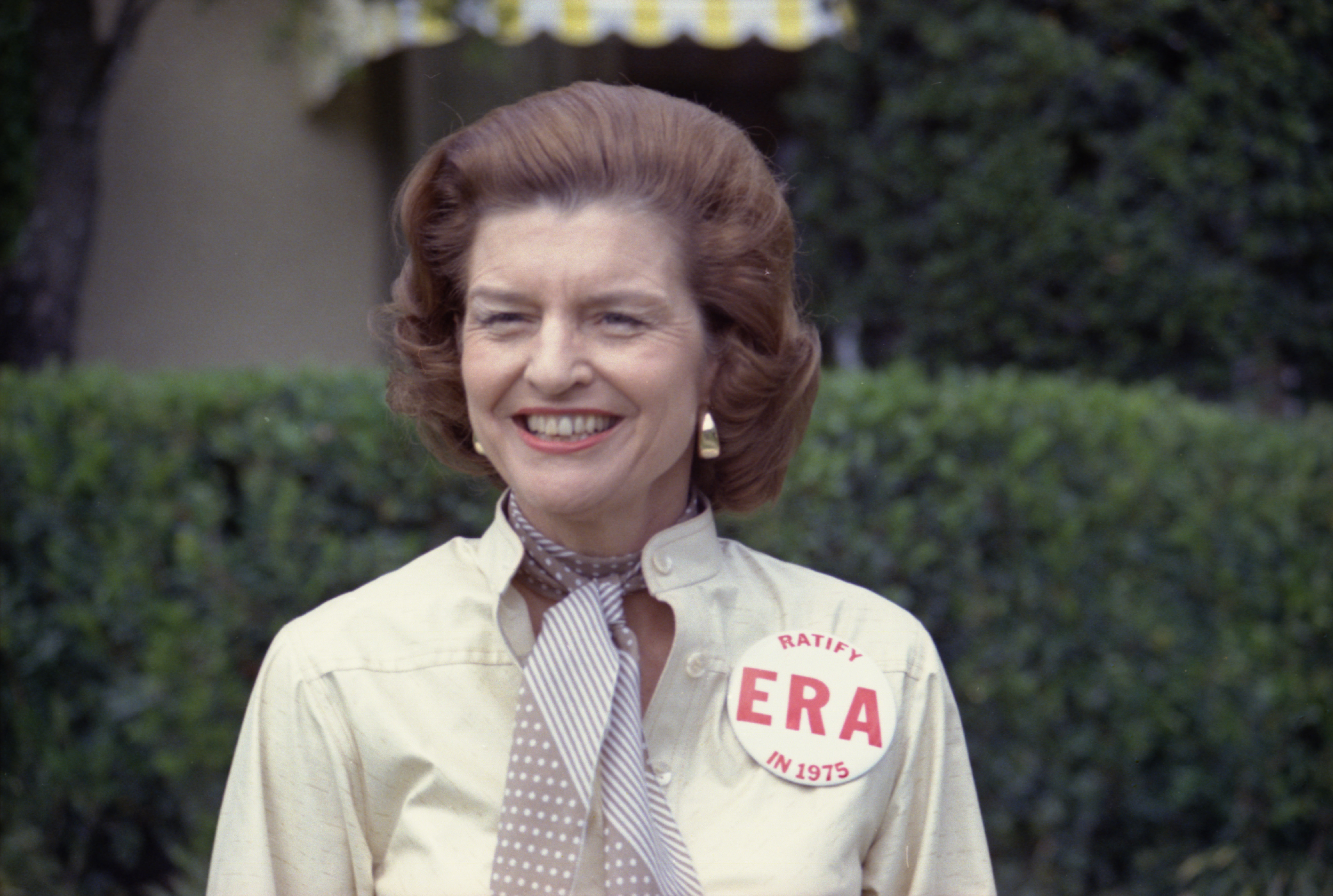 First Lady Betty Ford supporting the Equal Rights Amendment, 1975