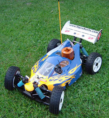 English: Hyper 8 Radio Controlled Racing buggy.