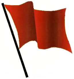 Red Flag waving