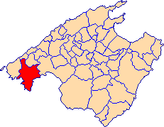 Kaart van Calvià