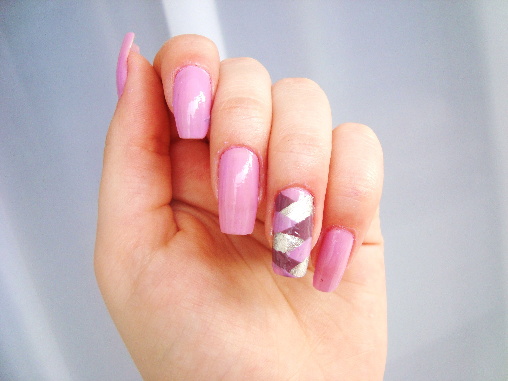 4. Holographic Pink Nail Polish - wide 8