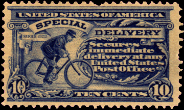 English: US postal stamp from 1902 for special...