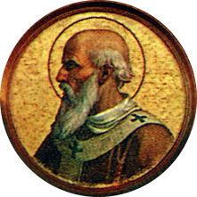 St. Leo II, Pope of Rome.
