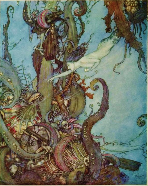 The Little Mermaid, 1911 by Edmund Dulac