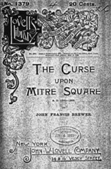 English: Title page of The Curse Upon Mitre Sq...