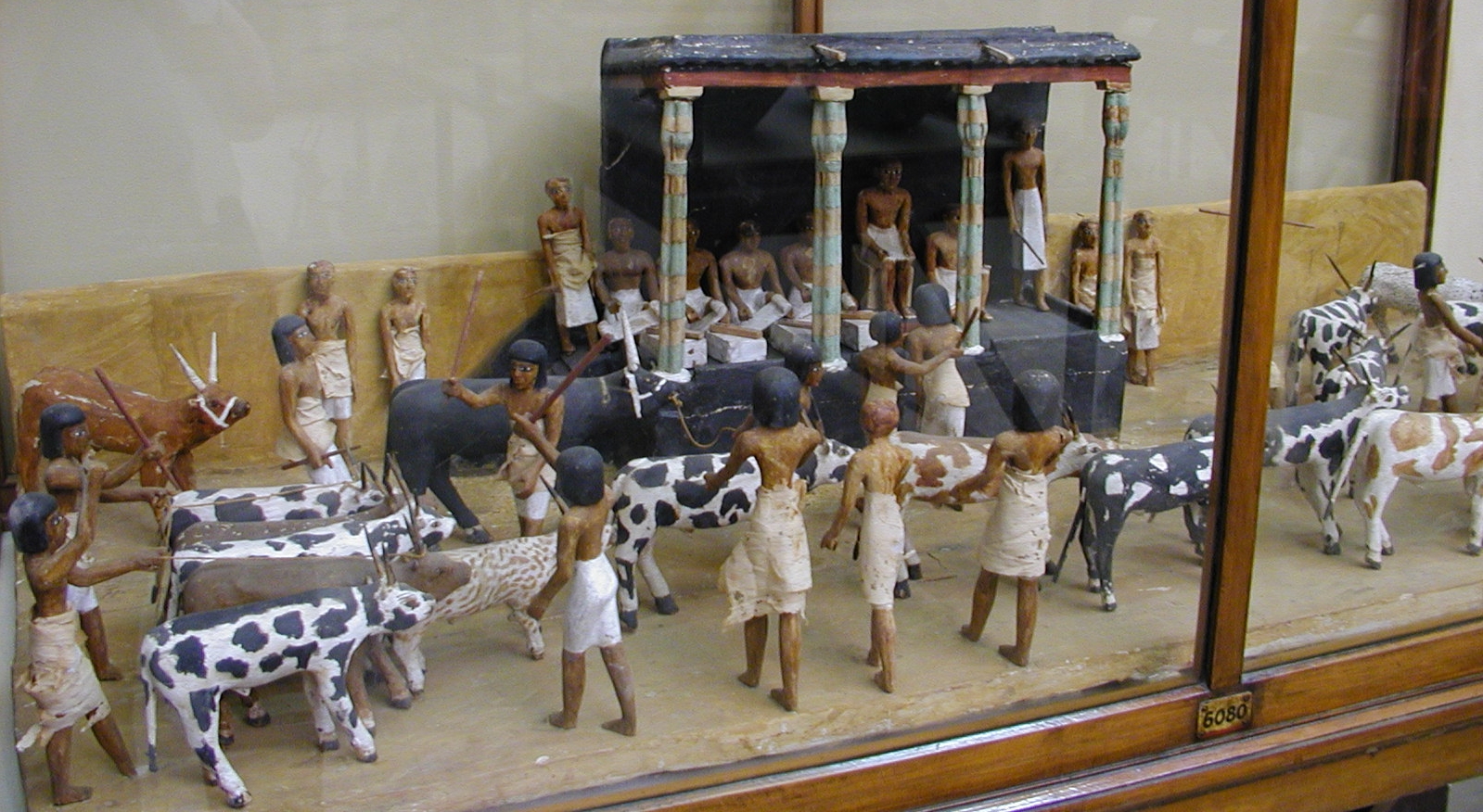 The History of Miniatures showing miniature egyptian models