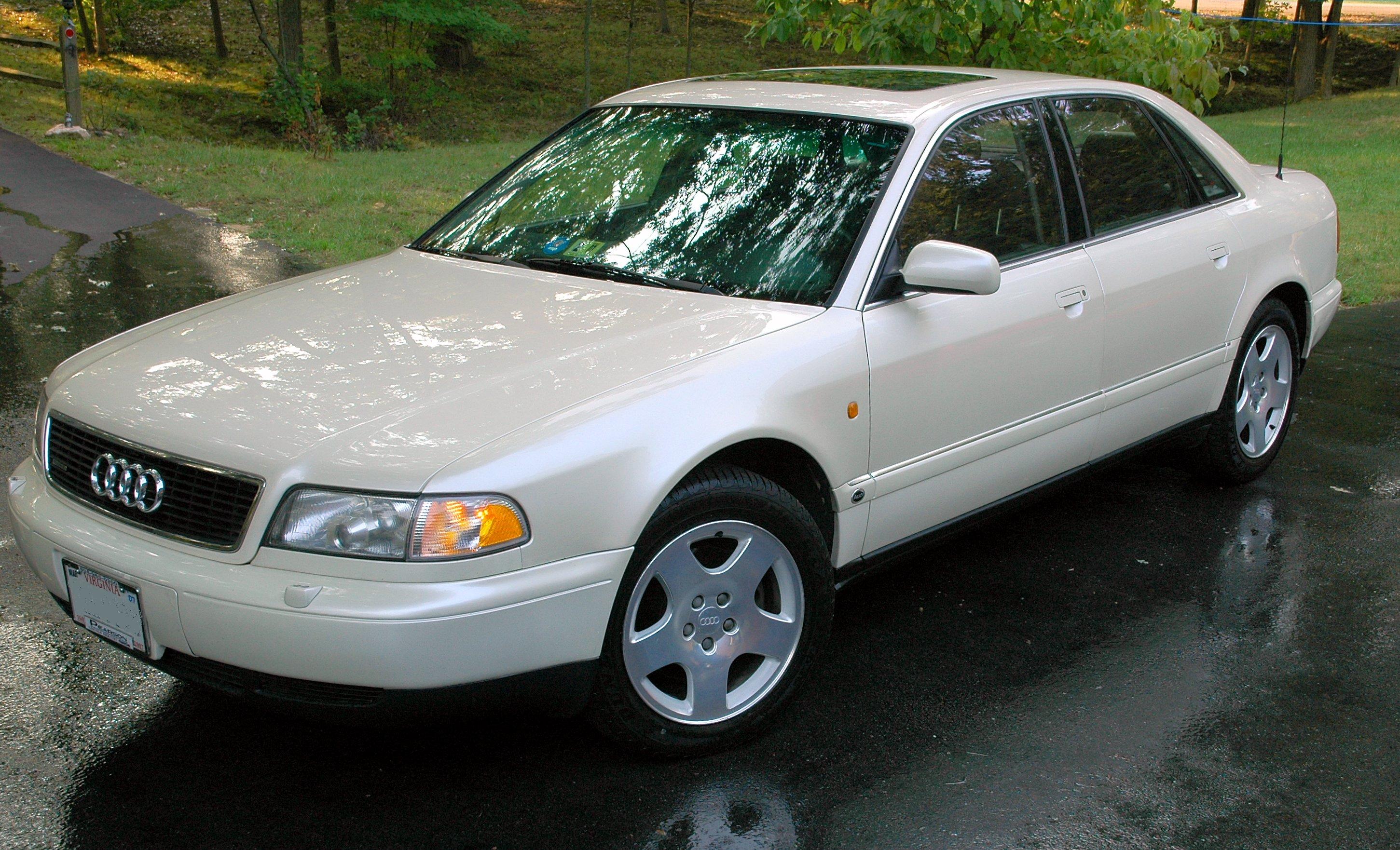 audi a8 white