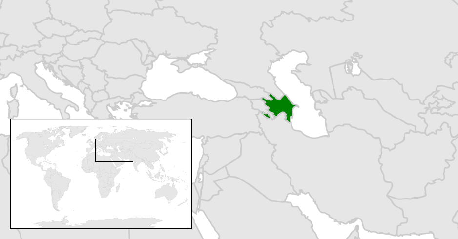 アゼルバイジャンの位置
