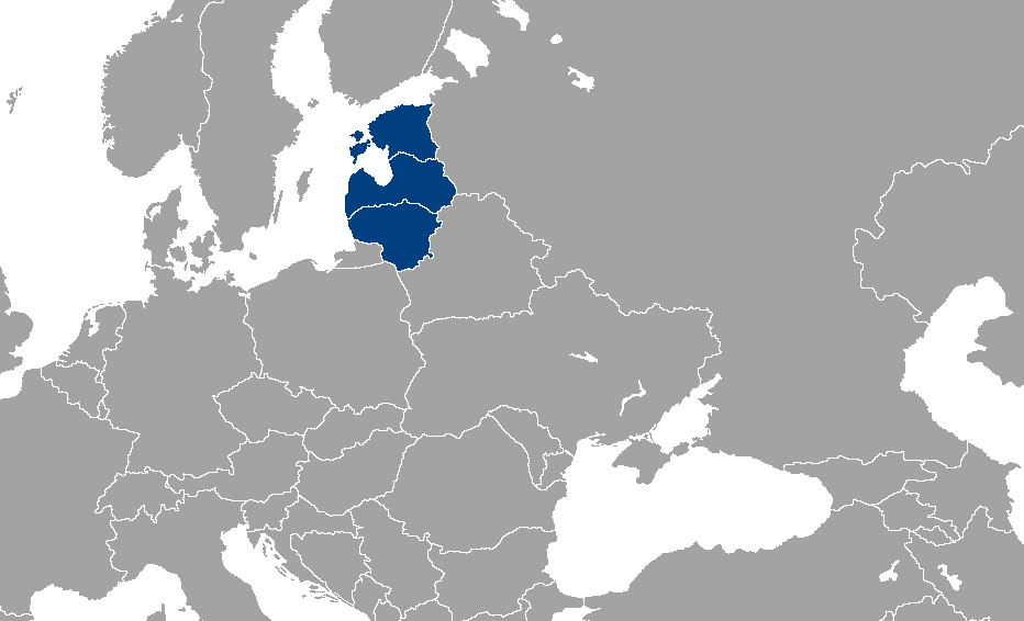 Location of Baltic states
